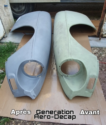 Décapage de carrosserie automobile par aérogommage